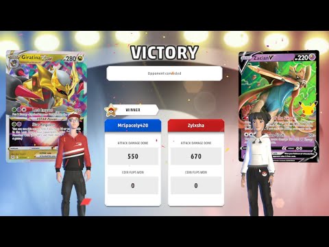 Pokémon TCG battle, Giratina VSTAR VS Gardevoir EX