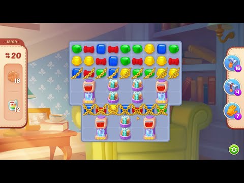 Homescapes Level 12919 No Boosters Gameplay #Bubunka