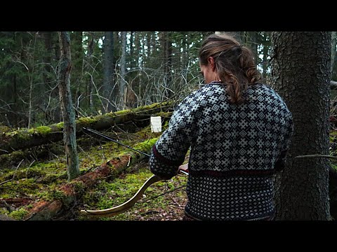 Wood Elf Training in the Wild: Recurve Bow Shooting