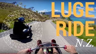 preview picture of video 'Queenstown New Zealand Luge Run GoPro Hero 3+'