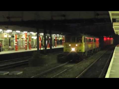 Freightliner 86's in action at Lancaster 1st June 2012 SCREAMING AND SPARKS. 86612/86637 86622/86610