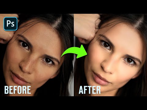High End Skin Smoothing and Skin Retouching In Photoshop Frequency Separation in Adobe Photoshop