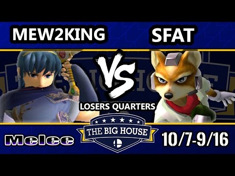 TBH6 SSBM - FOX MVG | Mew2King (Marth) Vs. CLG | SFAT (Fox) - Smash Melee Losers Quarters