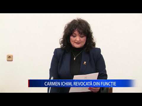 CARMEN ICHIM REVOCATA DIN FUNCTIE