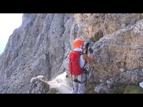 Dolomiti:  Ferrata Roda di Vael 8. 09. 2016