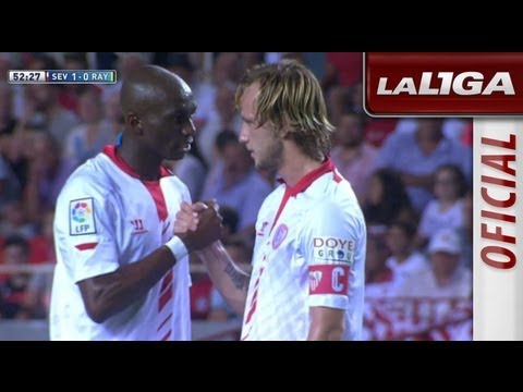 Golazo de Rakitic (2-0) de lanzamiento de falta en el Sevilla FC - Rayo Vallecano - HD