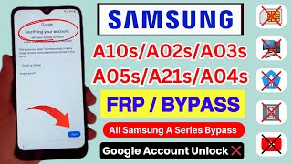 Samsung Galaxy A10s,A02s,A03s,A05s,A04s,A2s FRP Bypass Without PC | Operation Not Supported Fix
