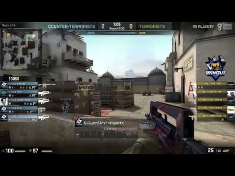 WinOut CS:GO Tournament - CLG vs. ACE Gaming (Dust 2) - Narração PT-BR