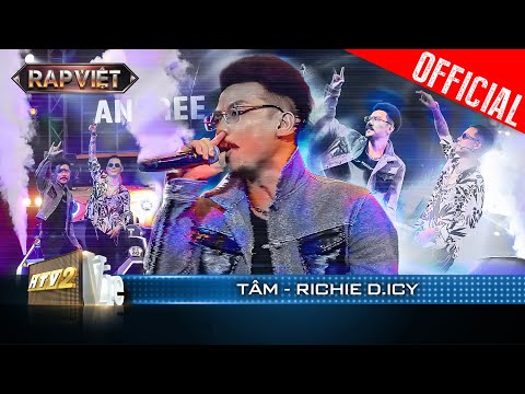 Richie D. ICY thả flow ấn tượng khi trình diễn Tâm|Rap Việt 2023 [Live Stage]