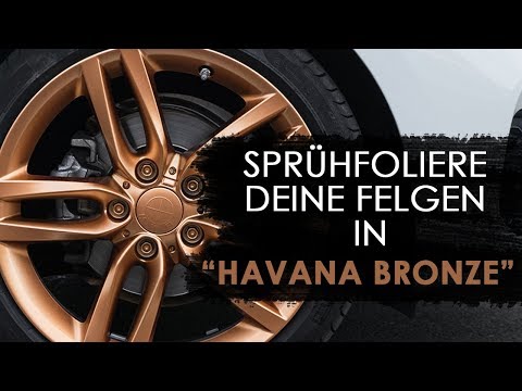 FOLIDIP Sprühfolie für Felgen  l  HAVANA BRONZE