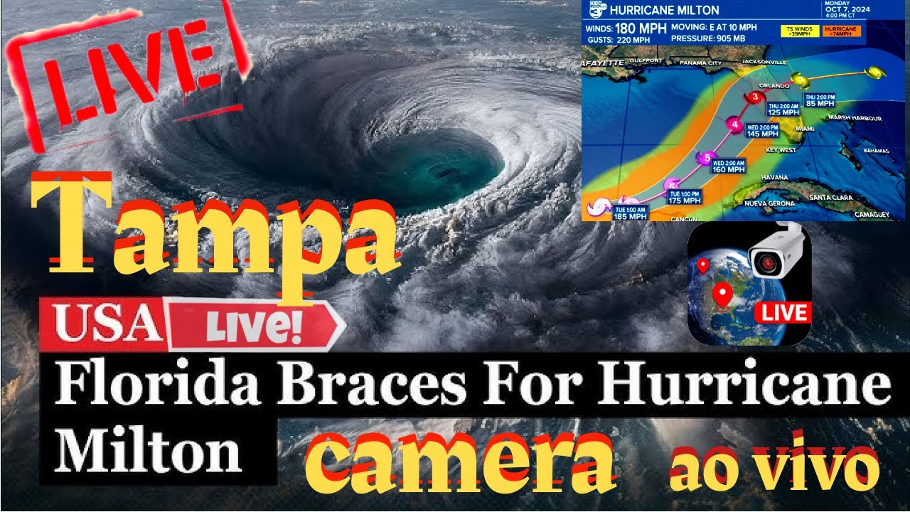Rastreando o Furacão Milton: Últimas Atualizações e Alertas