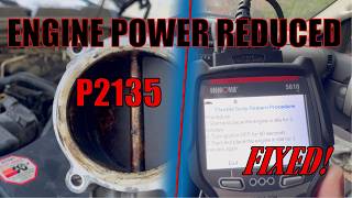 How To Fix Reduced Engine Power & P2135 Code on 2010 Silverado - TPS Sensor Replacement & Relearn