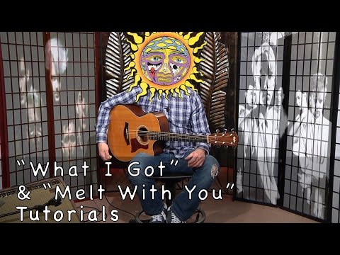 Guitar Lessons with Tony Valley - "What I Got" & "I Melt With You"