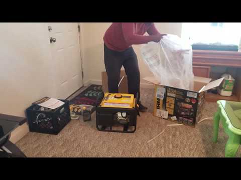 Firman generator unbox, start and test
