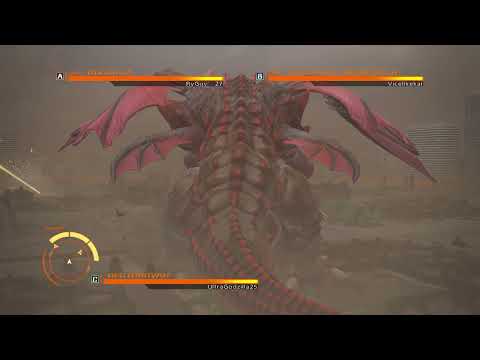 GODZILLA PS4 (Online) Destroyah vs. Super Mechagodzilla vs. Heisei (Vapor Breath)
