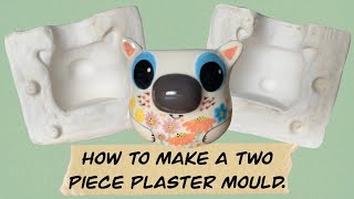 DIY: How to make a Two Piece Plaster Mould for Pottery at Home
