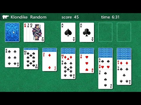solitaire card game gameplay - YouTube