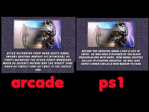Mortal Kombat 3 - ARCADE vs Playstation