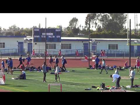 JVB 200m Heat 1 vs Troy 3-14-18 - Los Alamitos Boys