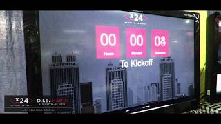 Watch the X24.2018 kick-off action