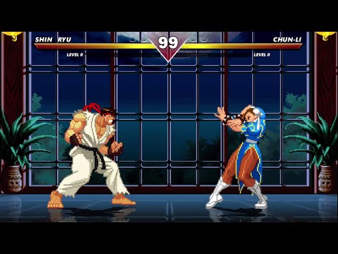 Shin Ryu VS Chun Li - HIGH LEVEL EPIC FIGHT!