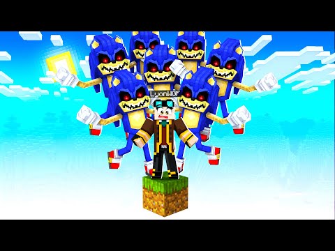 MINECRAFT MA CON SOLO 1 BLOCCO DI SONIC!!
