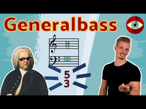 Der GENERALBASS - Akkordsymbole im BAROCK einfach erklärt an praktischen Beispielen!