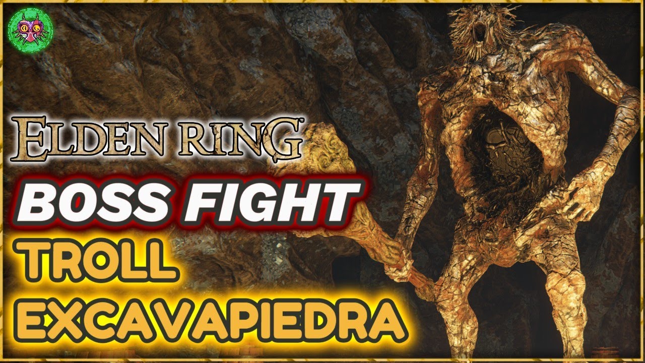 Elden Ring | Troll Excavapiedra Boss Fight Elden Ring | Troll Excavapiedra Boss Fight