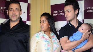 Salman Khan Attends Baba Siddique's Iftar Party With His Family