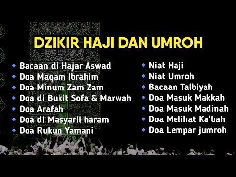 Doa dan Dzikir Haji Umroh Lengkap Berdasarkan Dalil-dalil Shahih