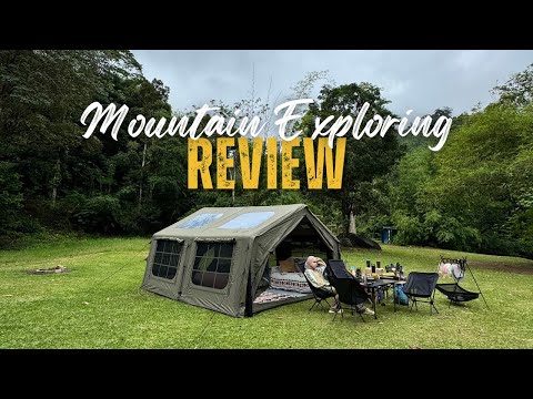 SIMILAR to Coody 13 | REVIEW inflatable Air Tent MOUNTAIN EXPLORING 13.6 army green