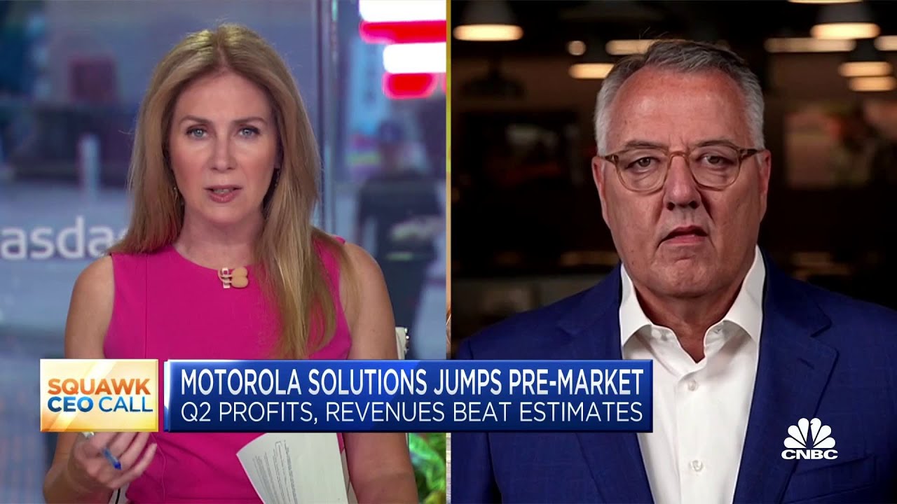 Motorola Solutions CEO Greg Brown on raising full-year guidance: We have room to run