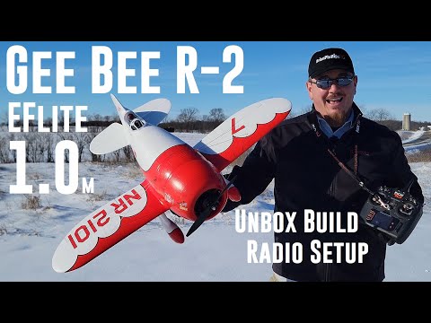 E-flite - Gee Bee R-2 - 1.0m -  Unbox, Build, & Radio Setup