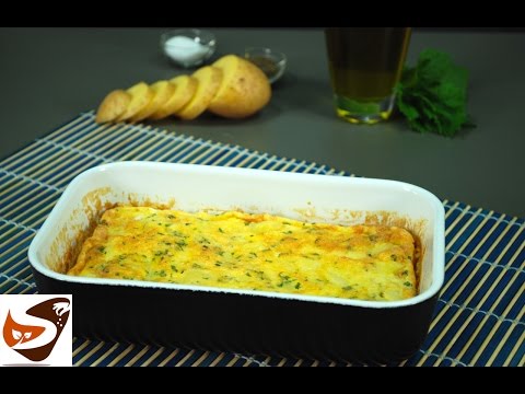 Frittata al forno: ricetta sfiziosa con patate e formaggio - secondi piatti veloci (baked omelet)