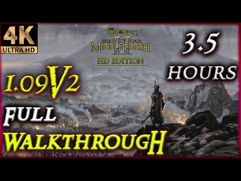 The Battle for Middle-Earth II EVIL Campaign Full Walkthrough | HD edition | - 4K UHD [Patch 1.09v2]