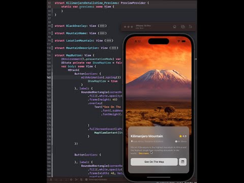 Animated Text & UltraThinMaterial in SwiftUI: A Developer's Timelapse