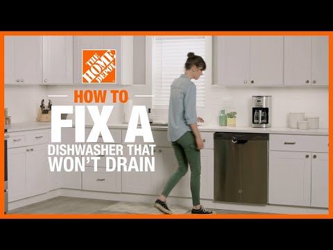Dishwasher Not Draining | How to Fix a Dishwasher That Won't Drain in 4 Steps