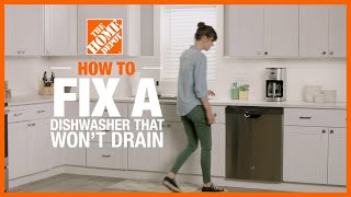 Dishwasher Not Draining — How to Fix a Dishwasher That Won't Drain in 4 Steps