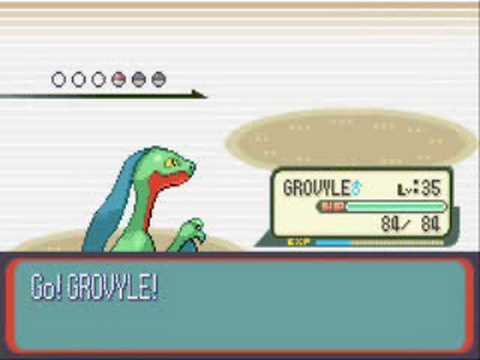 Pokemon Ruby Destiny - Battle vs Leader Kevin