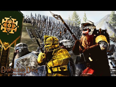 Gimli and 5,000 Dwarves VS 50,000 Orcs and Evil Factions | The Lord Of The Rings Cinematic Battle