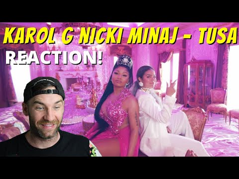 KAROL G, Nicki Minaj - Tusa (Official Video) [REACTION!!] | My First Time Listening to KAROL G!