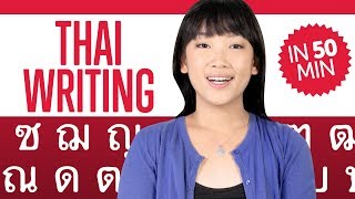 Learn ALL Thai Alphabet in 50 minutes hour How to Write and Read Thai Mp4 3GP & Mp3