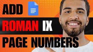 How to Add Roman Page Numbers in Google Docs (2024)