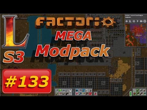 Factorio Mega Modpack #133 | Let's Play Deutsch | Power Armor MK5 ! ...wird geforscht