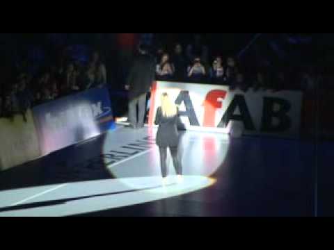 16-04-2011 Leonie in Ahoy tijdens Zaal Korfbal Finale