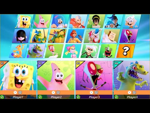 Nickelodeon All-Star Brawl - All Characters