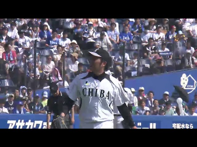 7回表 マリーンズ藤岡は7回を投げて67球の省エネ投法!! 味方打線の反撃を待つ!! 2014/6/1 M-DB