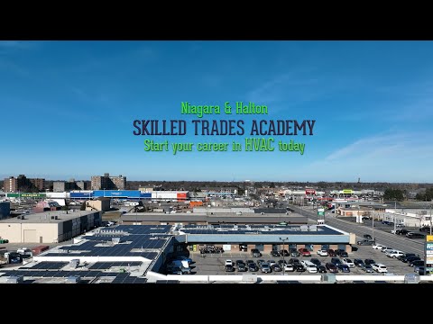 This video provides a virtual tour of the Niagara and Halton Skilled Trades Academy facilities and programs, specifically promoting their HVAC and Gas Technician training courses.