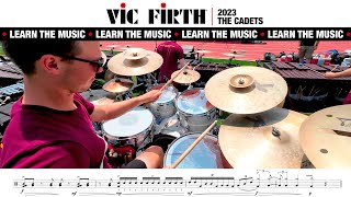 LEARN THE MUSIC | 2023 The Cadets Drum Set | PART 1