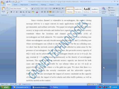 ASYMPTOTIC ANALYSIS ON SECRECY CAPACITY IN LARGE SCALE WIRELESS NETWORKS